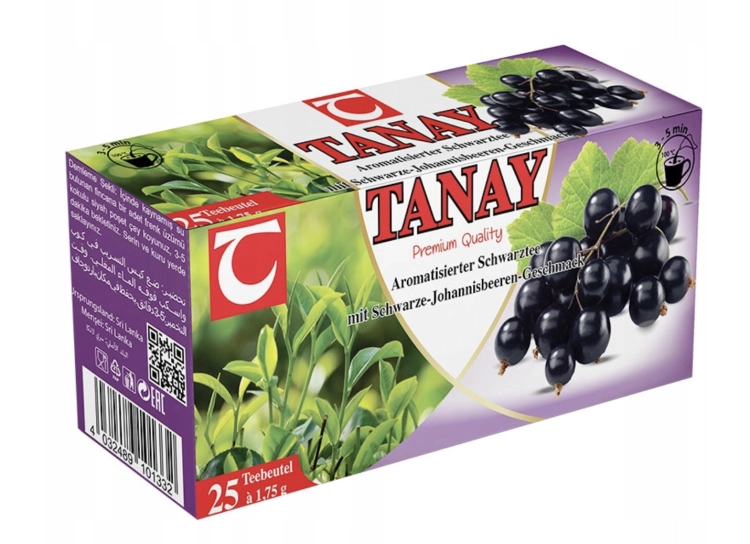 Herbata Czarna Ekspresowa CZARNA PORZECZKA Tanay 25 torebek